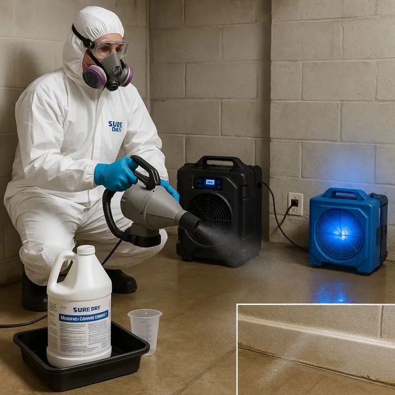 Sanitization and Odor Removal process in Guttenberg, NJ