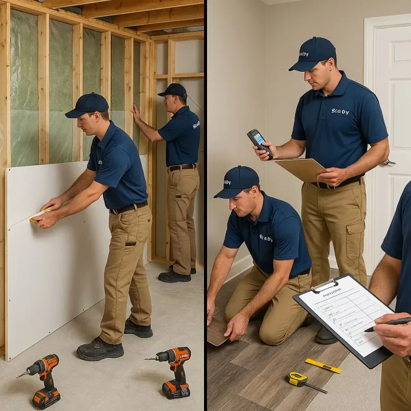 Repairs and Reconstruction process in Guttenberg, NJ